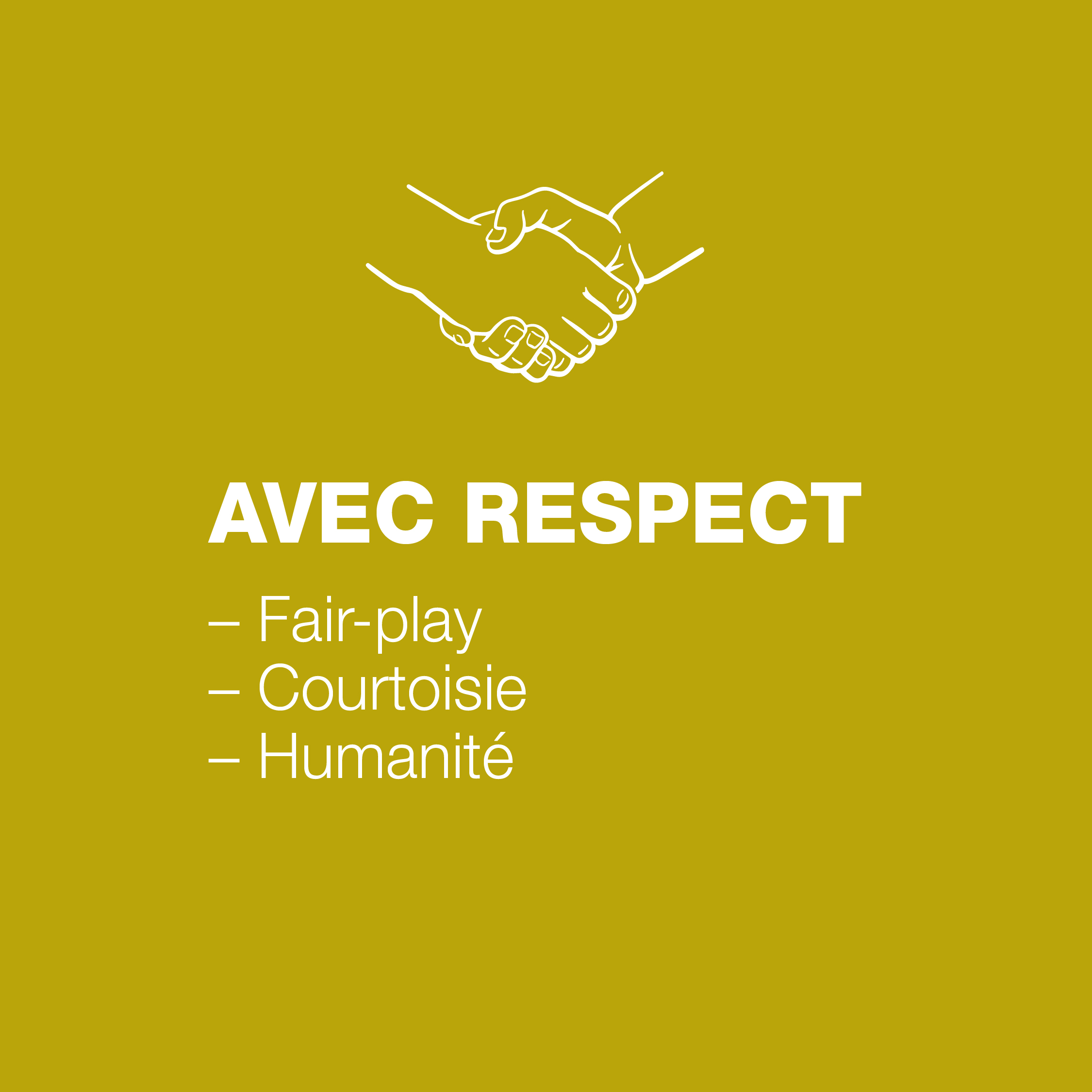 avec respect